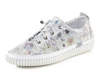 ELENA EDEN sneakers med dekorativ perforering ISGRÅ-FÄRGAD