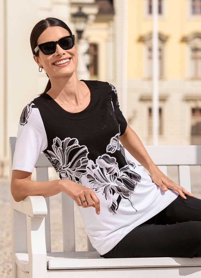 Skjorta med all-over tryck 