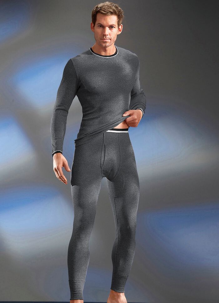 Permatherm tv&aring;pack l&aring;ng&auml;rmade pulloverjackor, vinterunderkl&auml;der 