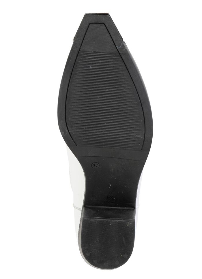 Gemini westernst&ouml;vlar gjorda av nappal&auml;der av kohud VIT