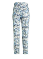 Byxor med en blommig all-over design 