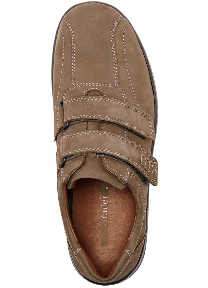 Skor med kardborrband fr&aring;n Waldl&auml;ufer med handsydd sula 