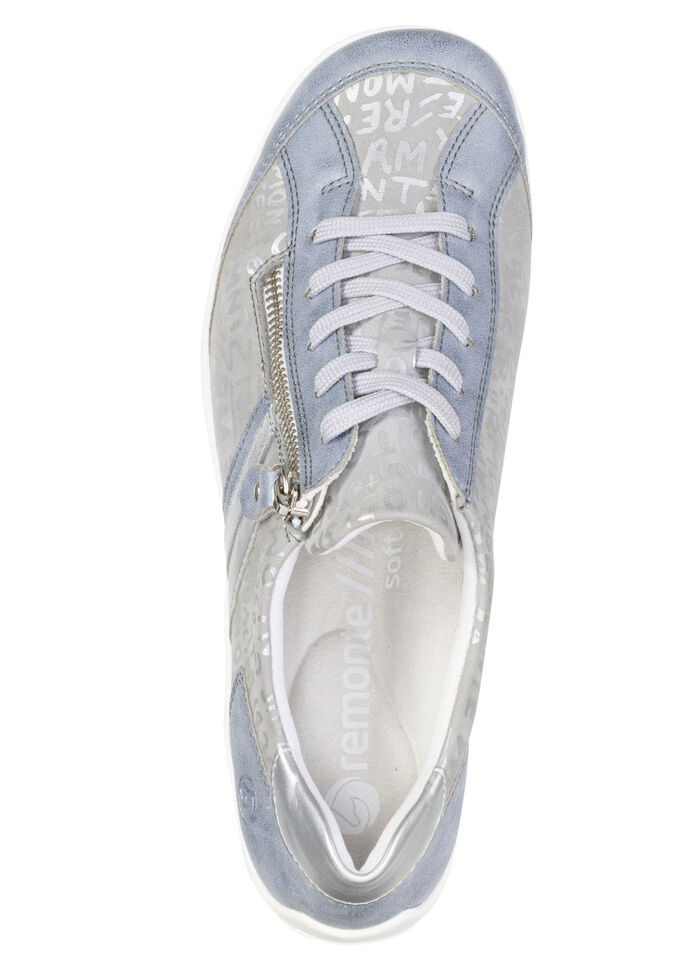 Remonte, bekväma damsneakers, vidd G, med uttagbar fotbädd, 