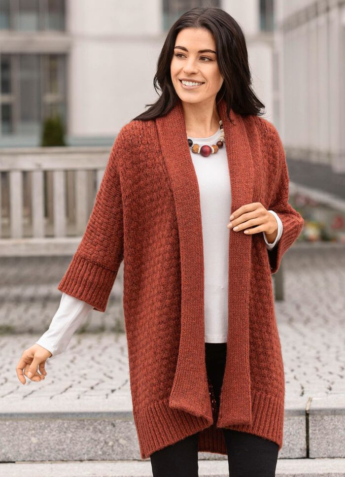 L&aring;ngformad cardigan 