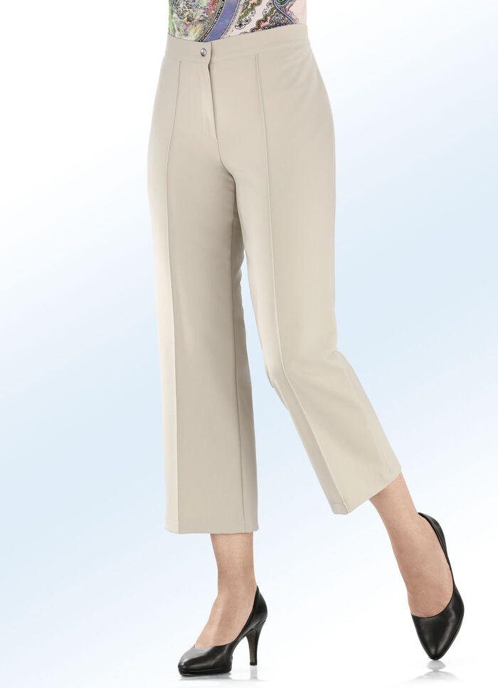 7/8 långa byxor BEIGE