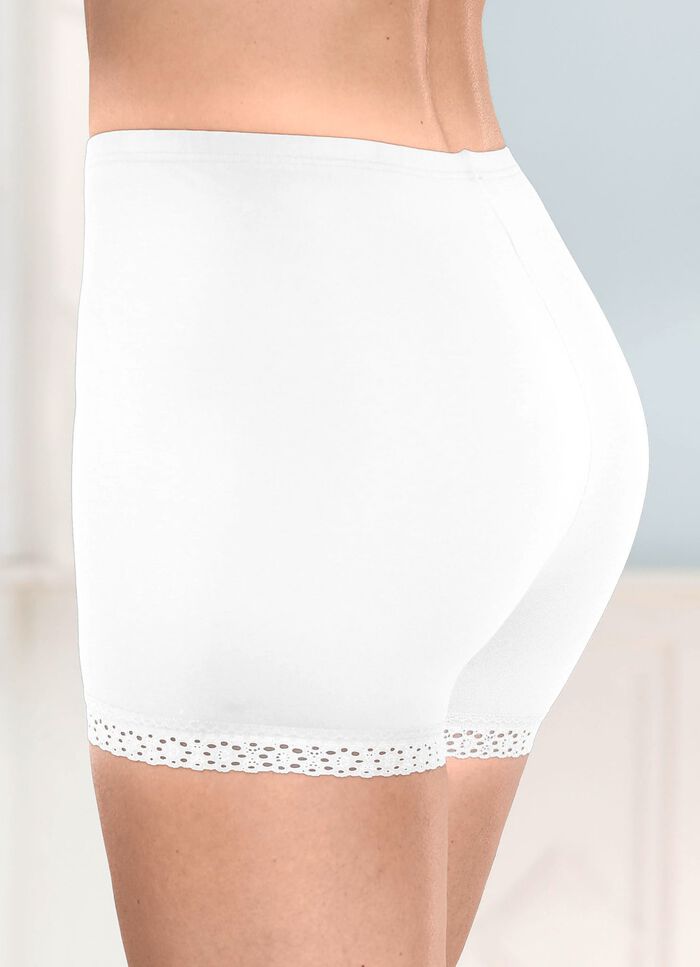 Trepack byxor med elastisk sn&ouml;rning i bensluten 