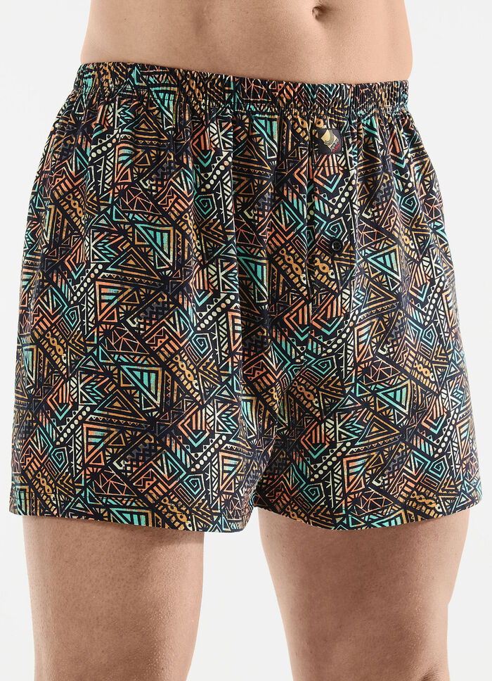 Trepack boxershorts med knappgylf, 