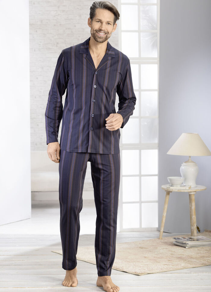 Pyjamas med knäppt topp, 