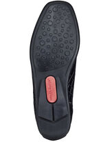 Waldl&auml;ufer, snygga damtofflor, bredd H, med uttagbar fotb&auml;dd SVART