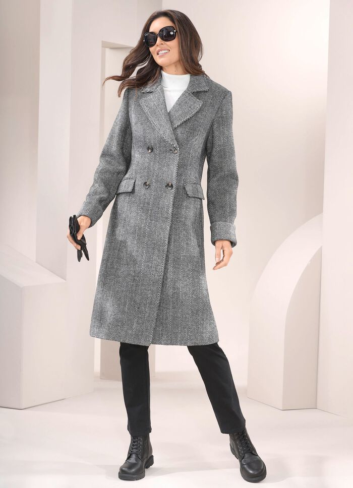 Kappa med fickor med lock 