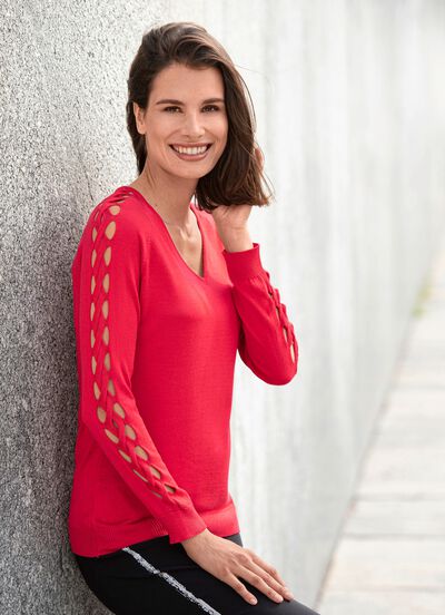 Tr&ouml;ja i mjuk, l&auml;tt glansig kvalitet 