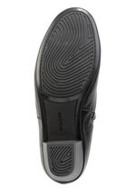 Waldläufer, bekväma damstövlar, vidd K, med uttagbar fotbädd SVART