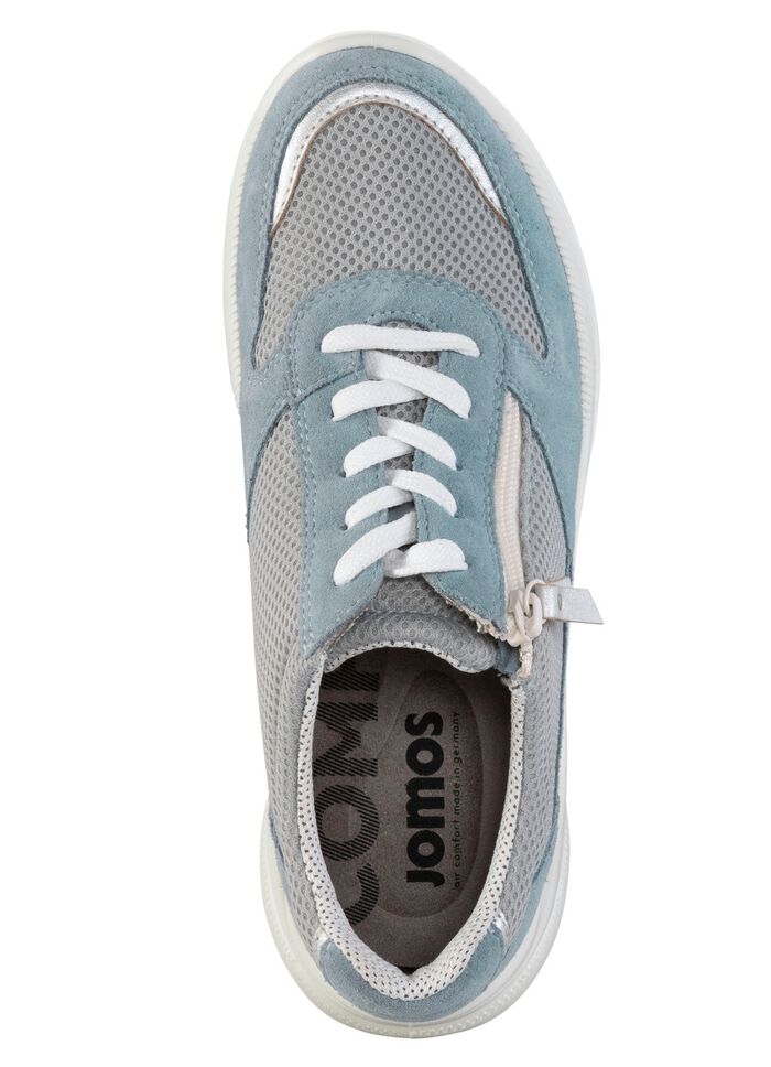 Sn&ouml;rsko av meshmaterial och mocka 