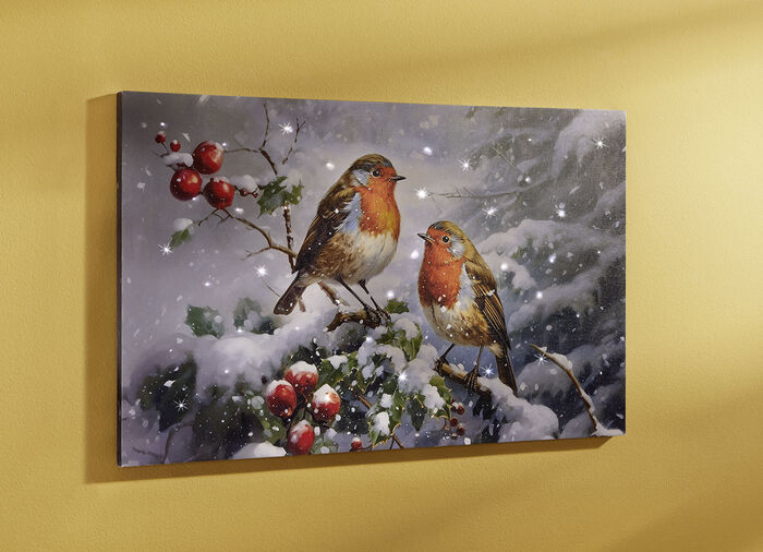 Batteridriven LED canvas bild 