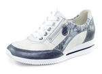 Waldläufer sneakers gjorda av en fin lädermaterialmix, 