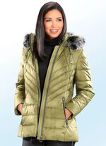 Jacka med avtagbar huva 