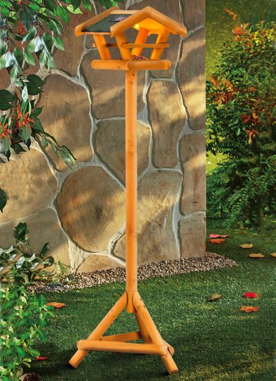 Fågelmatare med belysning 