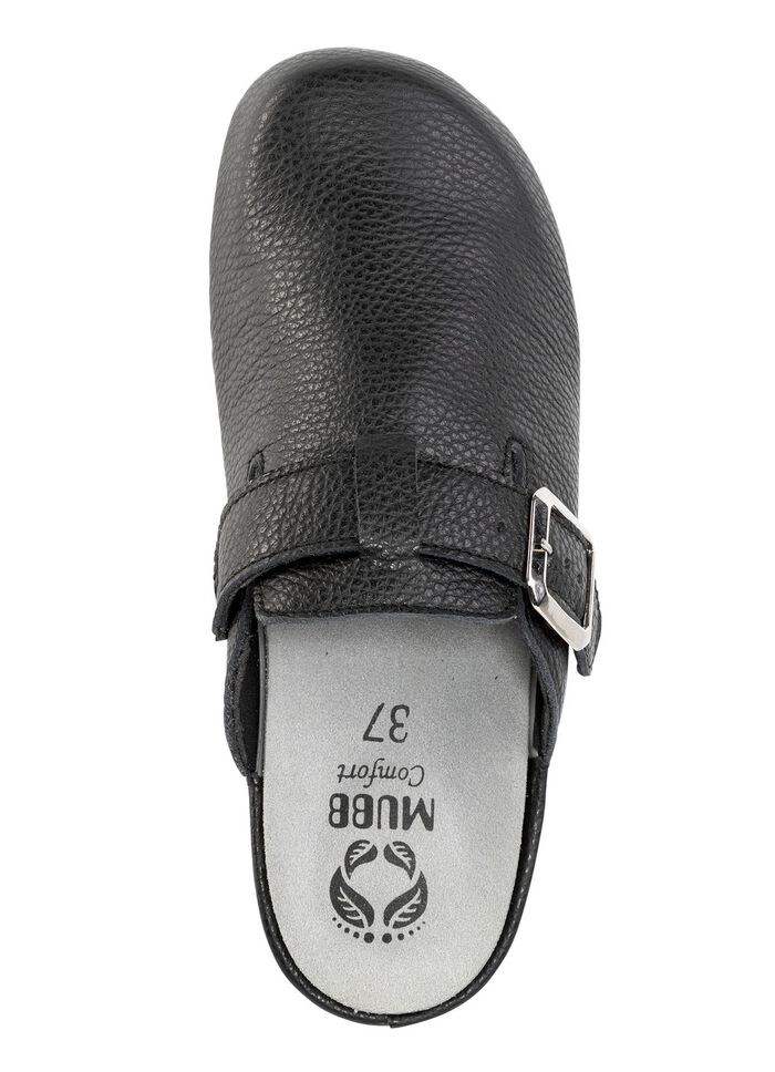 Mubbklocka med bekv&auml;m stoppning SCHWARZ