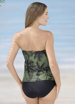 Laurina tankini med justerbara och avtagbara axelband 