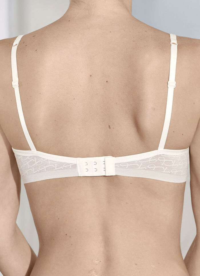 Triumph Signature Transparent bygel-bh med mjukt vadderade kupor ECRU