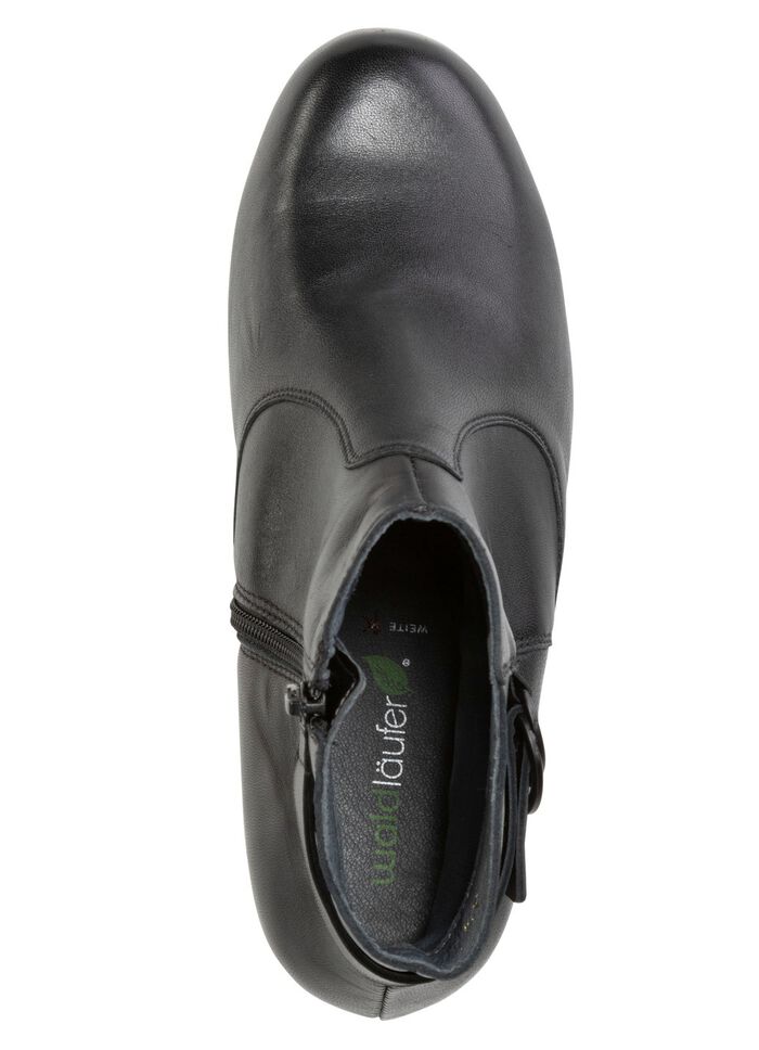 Waldl&auml;ufer, bekv&auml;ma damst&ouml;vlar, vidd K, med uttagbar fotb&auml;dd SVART