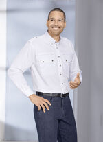 "OS-Trachten" skjorta med button-down krage i 3 färger VIT