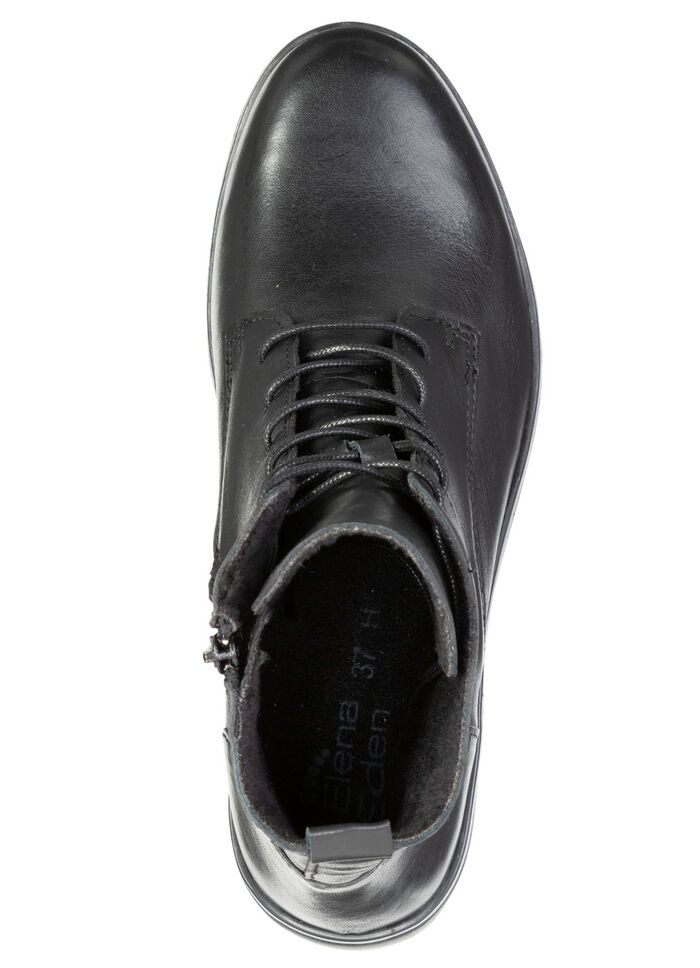 ELENA EDEN, bekv&auml;ma damst&ouml;vlar, vinterskor, vidd H, med uttagbar fotb&auml;dd SVART