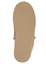 ELENA EDEN, varma damtofflor, bredd G, med lammskinn TOBAKSBRUN