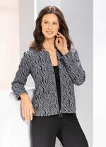 Blusjacka med st&aring;krage 