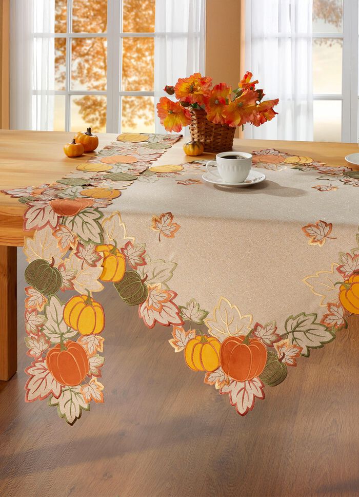 Bords- och rumsdekoration med inbyggt gl&auml;nsande garn 