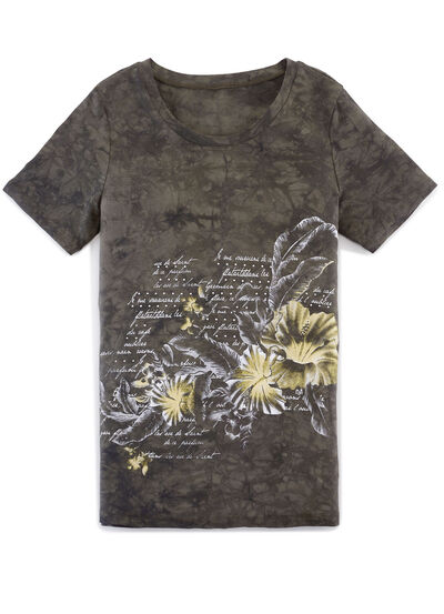 Topp i modern batiklook i 2 färger, , large