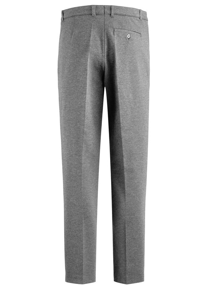 Trendiga "Klaus Models"-byxor med resår i midjan i 4 färger MELLANGRÅ MELERAD