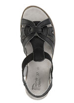 ELENA EDEN sandal med praktiska elastiska bandage SCHWARZ