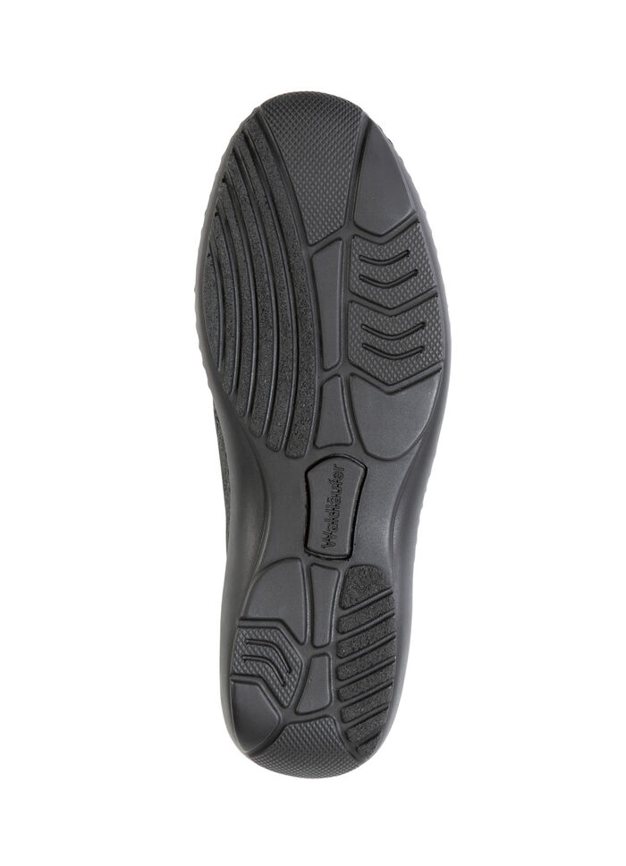 Waldläufer tofflor med avtagbar fotbädd SVART