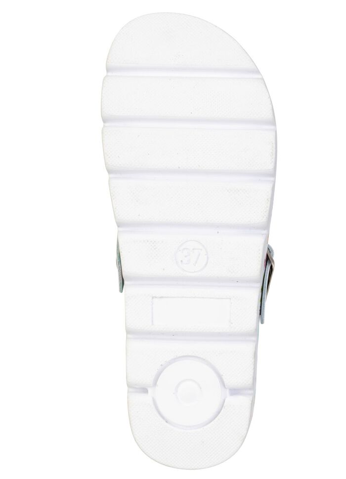 Klassiska damtr&auml;skor med anatomiskt vadderad fotb&auml;dd WEISS-BUNT