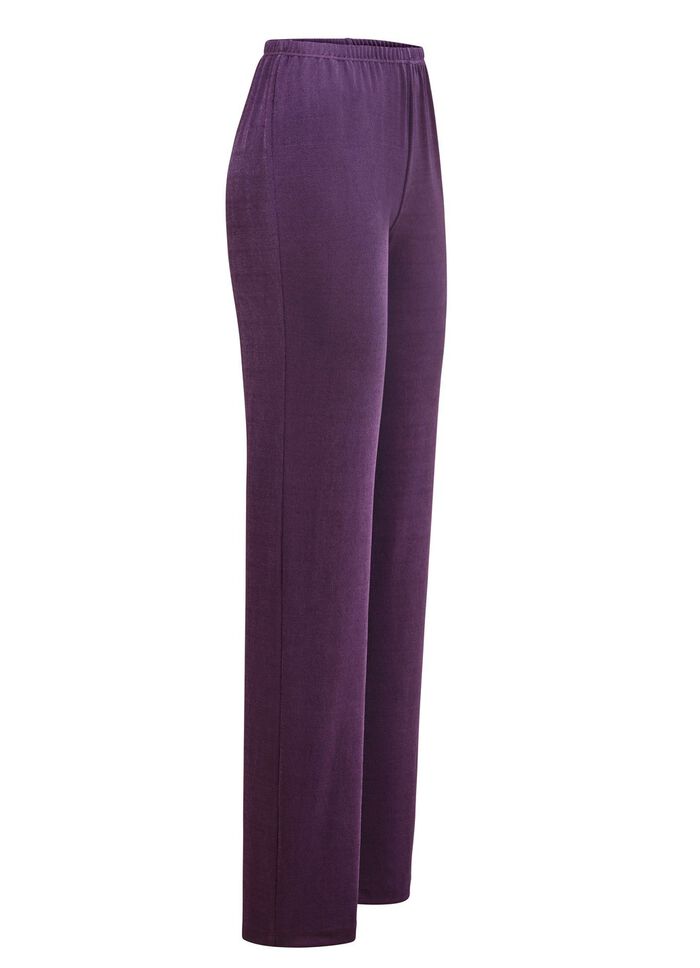 Byxor med elegant glans 