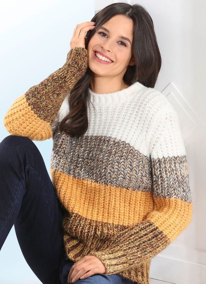 Tröja i grovstickad kvalitet 