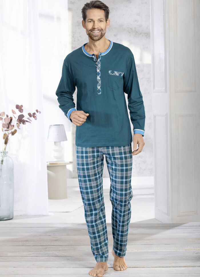 Pyjamas med knappar framtill, 