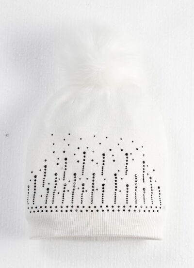 Snygg damhatt med glitterstenar 