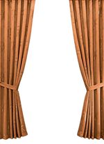 &Ouml;vergardinssats med universellt skenband BRUN