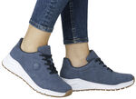 Rieker sneakers med snörning och avtagbar fotbädd JEANS