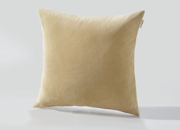 Stolsdyna och kuddfodral i fin manchester NATUR