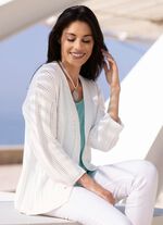 cardigan med genombruten design 