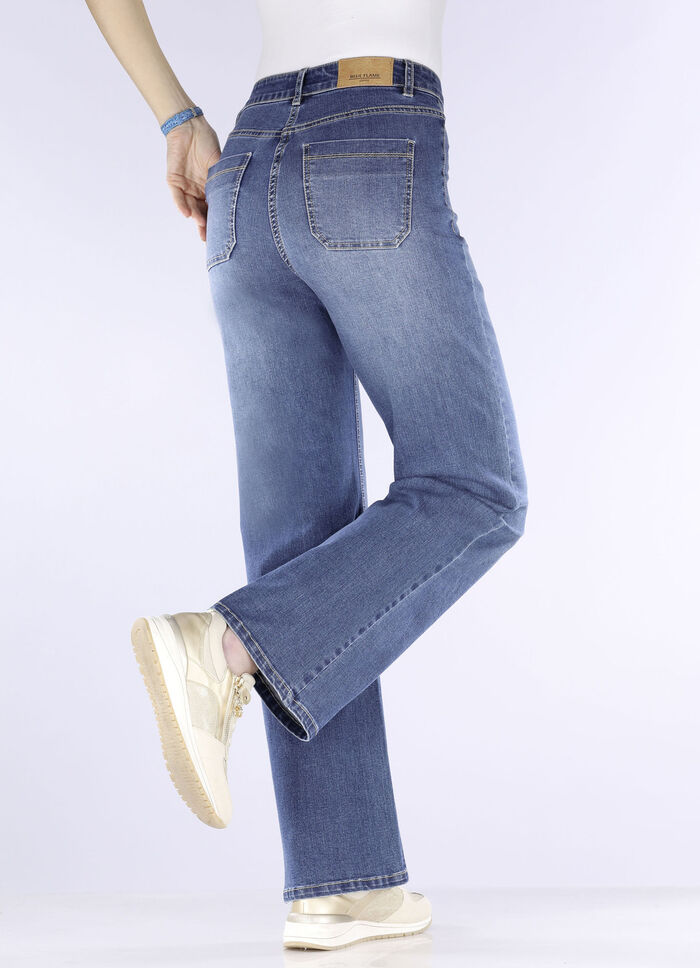 Jeans med fashionabla framfickor, 
