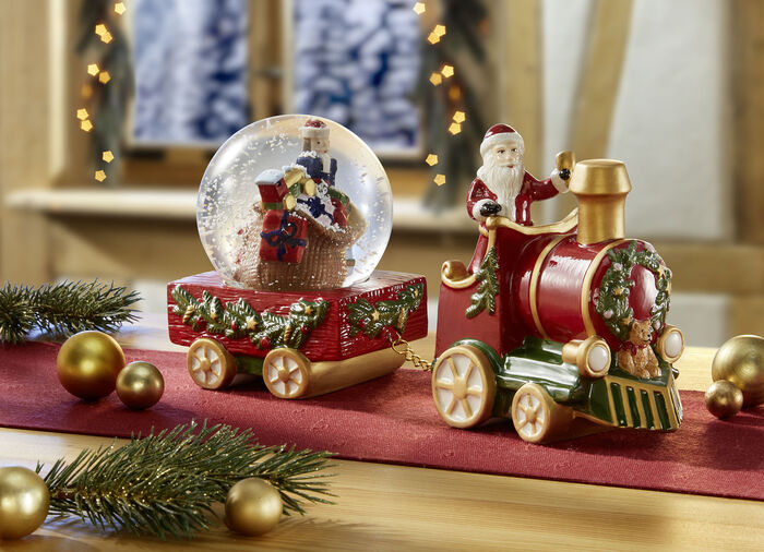 Snöglobståg i porslin från Villeroy &amp; Boch 