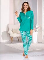 Tv&aring;pack Laurina pyjamas med knappar framtill 