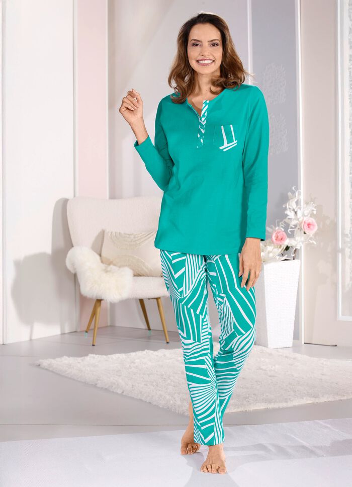 Tv&aring;pack Laurina pyjamas med knappar framtill 