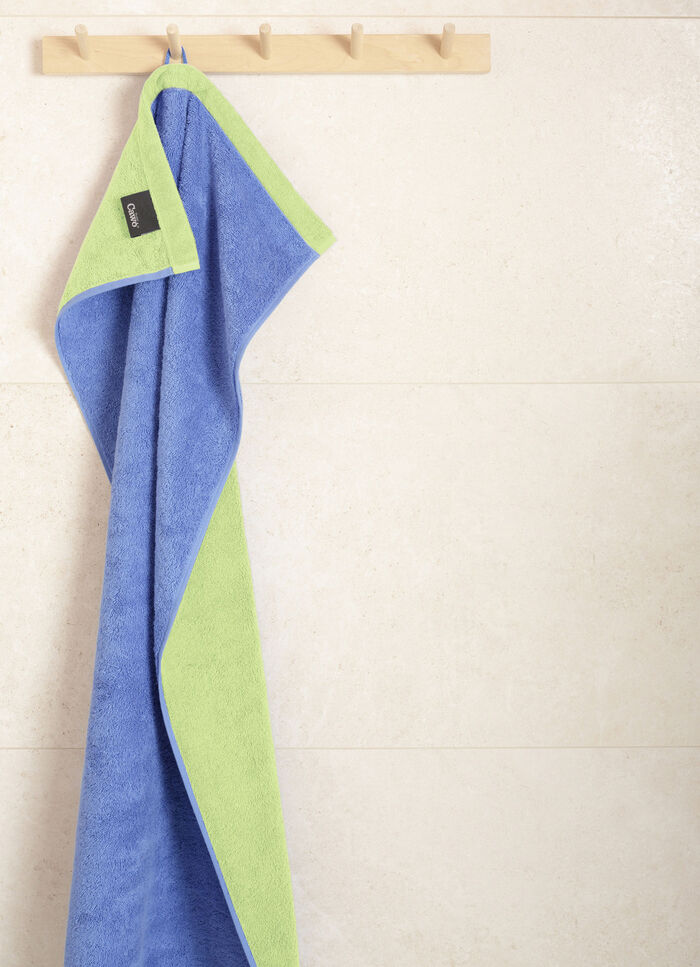 Vändbar frottéserie BLÅ PISTACHIO