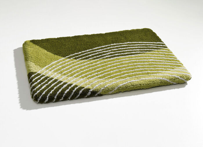 Badrumsset från Kleine Wolke med latexbaksida GRÖN