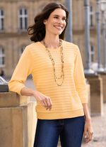 Tröja med påsydd ficka GELB